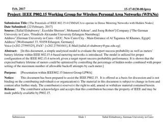 Optimizing IEEE 802.15.4 CSMA/CA for Dense Metering Networks
