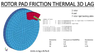 Thermal Analysis of Rotor-Pad Friction System