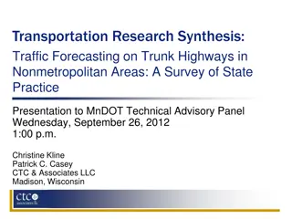 Traffic Forecasting on Trunk Highways in Nonmetropolitan Areas