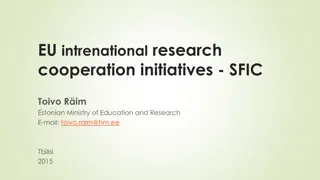 EU Research Cooperation Initiatives Summary