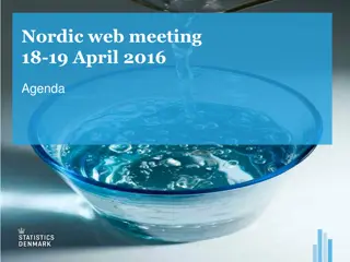 Nordic Web Meeting April 2016 Agenda and Participants