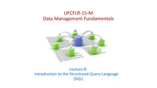 Structured Query Language (SQL) Fundamentals
