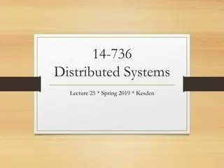 Understanding DNS in Distributed Systems