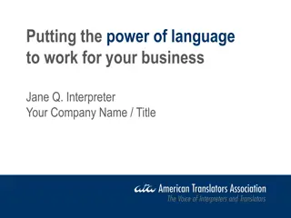 Empower Your Business with Professional Interpreters