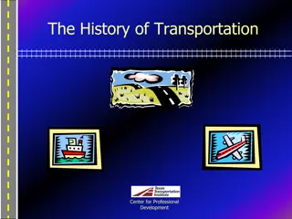 History of Transportation Evolution