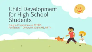 Understanding Child Development - High School Students