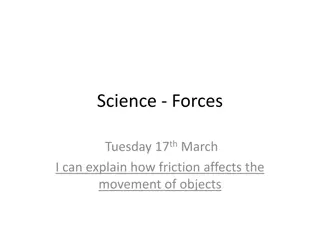 Understanding Friction and Forces in Movement