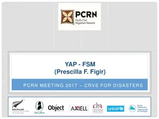 Challenges and Solutions in Disaster-Resilient Civil Registration and Vital Statistics
