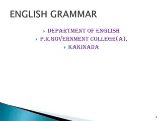 English Grammar Insights for Better Understanding
