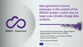 Next-Gen Science Gateways & Climate Data Analytics