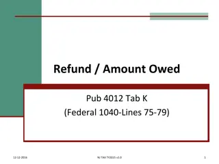 Tax Refund Options and Instructions
