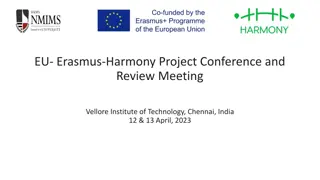 EU- Erasmus-Harmony Project Conference and Review Meeting.
