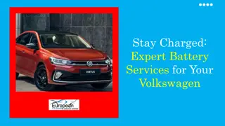 Stay Charged Expert Battery Services for Your Volkswagen