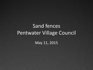 Sand Fences and Channel Shoaling in Pentwater Village Council Meeting