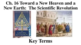 New Heaven & Earth: Scientific Revolution Terms