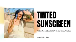 Best Tinted Sunscreen With SPF 50 PA    | Shop Online at Uniqaya