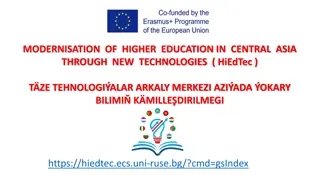 Central Asia Higher Education Modernisation