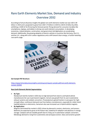 Rare Earth Elements Market Size, Share & Industry Forecast to 2032