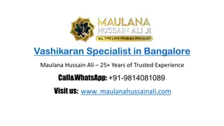 Most Trusted Vashikaran Astrologer in Bangalore