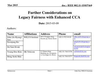 Legacy Fairness Considerations in Enhanced CCA Evaluation
