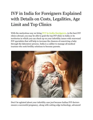 IVF in India for Foreigners Explained with Details on Costs, Legalities, Age Limit and Top Clinics