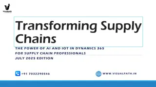 Join Dynamics 365 Supply Chain Training – Enroll