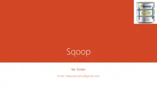 Data Transfer Using Sqoop