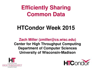 Efficient Data Sharing in HTCondor