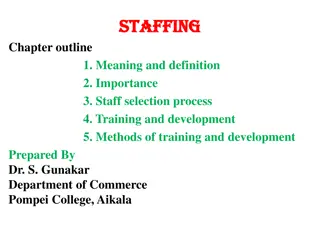 Understanding Staffing Functions in Organizations