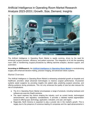 Artificial Intelligence in Operating Room Market