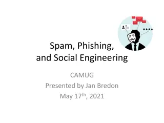 Understanding Spam, Phishing, and Social Engineering Tactics