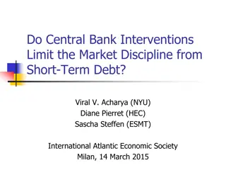 Understanding Impact of Central Bank Interventions on Market Discipline