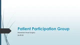 Patient Participation Group