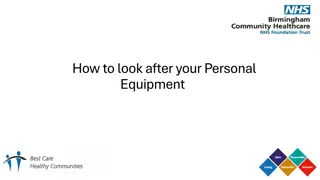 Personal Equipment Care Guide