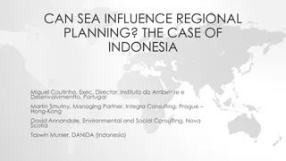 Sea Influence on Regional Planning in Indonesia