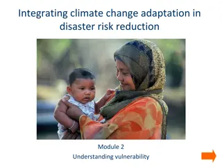 Understanding Vulnerability in Climate Change Adaptation
