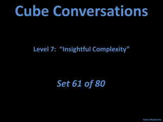 Insightful Complexity in Cube Conversations