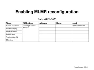Reconfigurable Multi-Radio Device Overview
