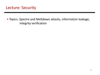 Hardware Security and Memory Integrity Verification