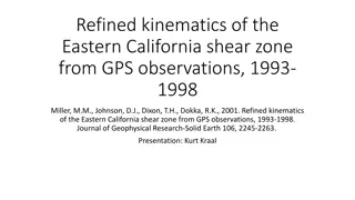 Eastern California Shear Zone GPS Observations