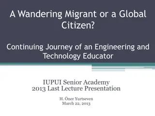 Journey of a Global Citizen