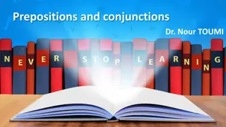 English Prepositions and Conjunctions Guide