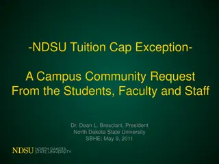 Campus Community Request for NDSU Tuition Cap Exception