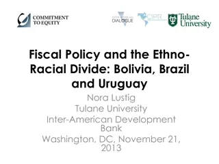 Fiscal Policy and Ethno-Racial Divide: Insights from Bolivia, Brazil, and Uruguay