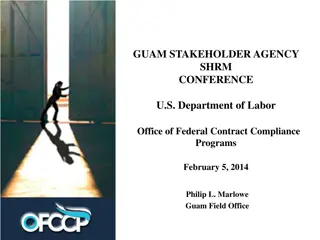 Guam Stakeholder Agency Conference Purpose and Importance