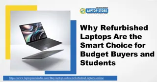 Discover Top-Quality Refurbished Laptops at Laptopstore India