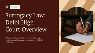 Surrogacy Delhi High Court | World Fertility Services
