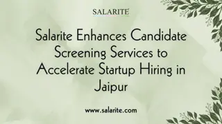 Salarite Enhances Candidate Screening Services to Accelerate Startup Hiring in Jaipur