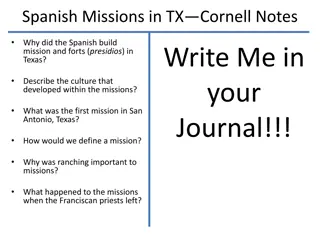 Spanish Missions in Texas: History and Culture