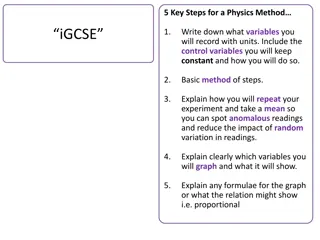 Steps for Conducting a Physics Experiment